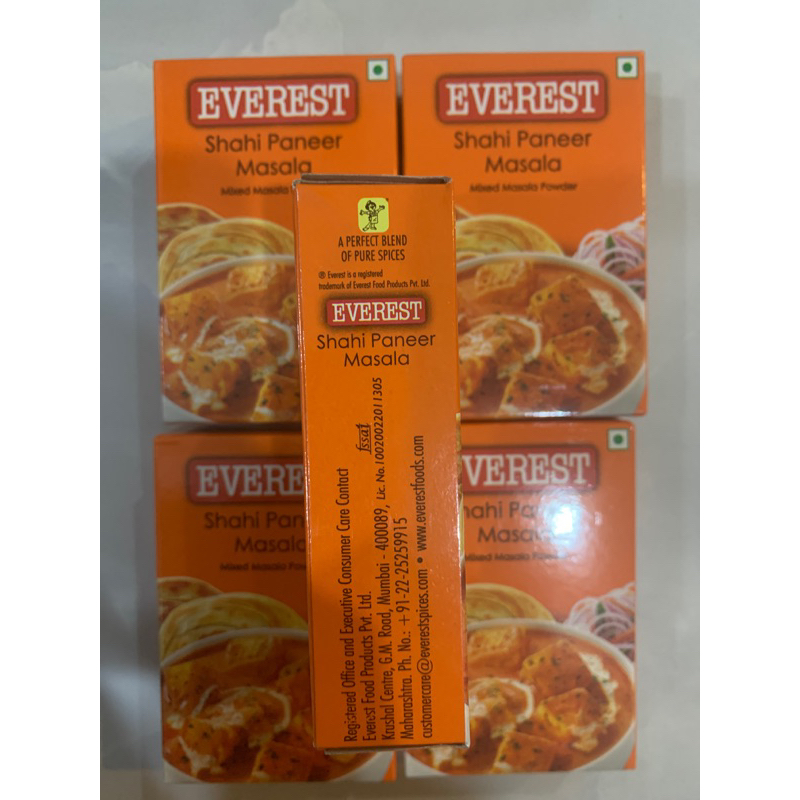 Gia vị Ấn Độ EVREST SHAHI PANNER 50gm