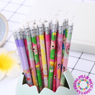 Bút chì HB kèm tẩy hình dễ thương cho bé