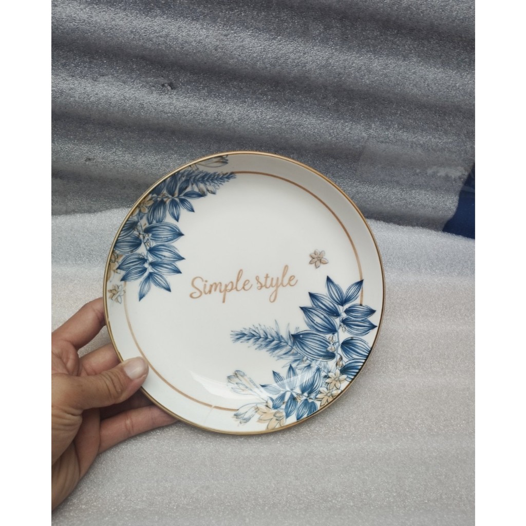 Bộ tô chén dĩa sứ hoa văn 4d simple 11cm / 15cm / 18cm / 20cm / 22cm