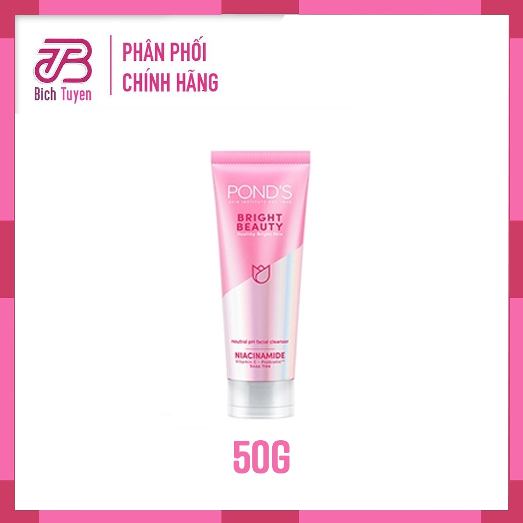 Sữa Rửa Mặt Trắng Hồng POND'S WHITE BEAUTY / BRIGHT BEAUTY 50g - 100g BT Cosmetic