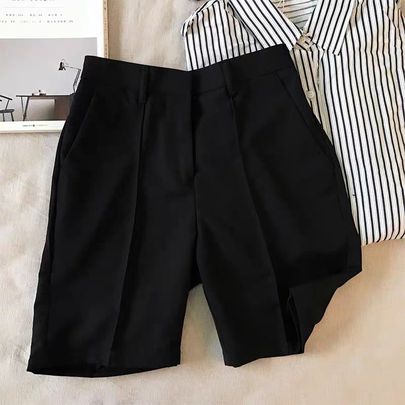 Quần ngố nam quần short tây nam thiết kế cạp chun phía sau lưng co giãn kiểu dáng thoải mái