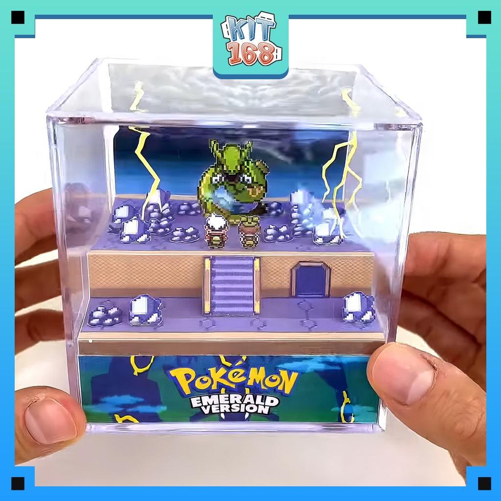 [Tự lắp ráp] Cubebox Pokemon Rayquaza