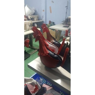 Gà tập lực bằng da, làm thủ công handmade