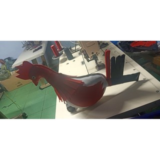 Gà tập lực bằng da, làm thủ công handmade