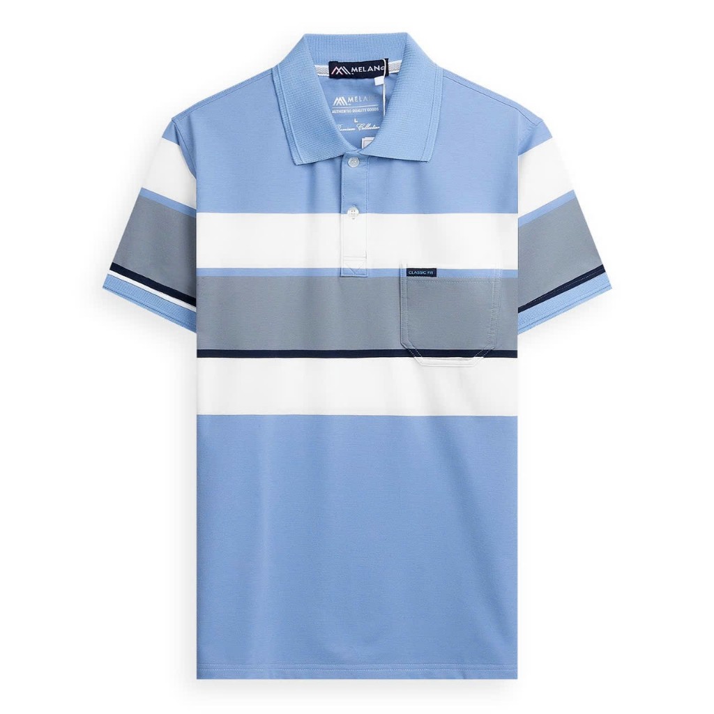 Áo  Polo nam trung niên có túi BIG SIZE 90KG⚡️ Hàng VNXK ⚡️cổ bẻ vải cá sấu Cotton xuất xịn, chuẩn đẹp