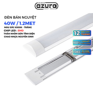 Đèn led bán nguyệt 40w 1,2met, bóng đèn bán nguyệt