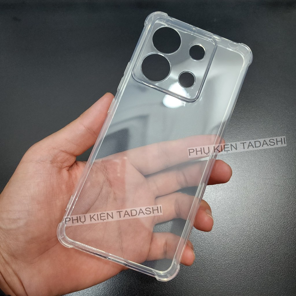 Ốp Lưng Dẻo Chống Sốc Redmi Note 13 Pro 5G/ Note 13 4G, Note 12 series Trong Suốt Có Gờ Bảo Vệ Camera Tránh Trầy Xước.