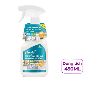 Xịt Vệ Sinh Dầu Mỡ Lò Nướng, Lò Vi Sóng CareFor - Siêu Sạch, An Toàn, Phù Hợp Mọi Gia Đìn