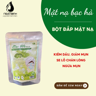Mặt nạ mask bạc hà giúp trắng da, loại bỏ sắc tố, chống lão hóa, loại bỏ nếp nhăn