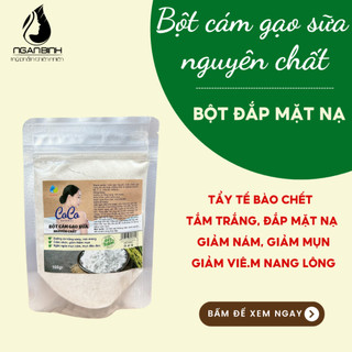 Tinh Bột Cám Gạo Nguyên Chất Handmade 100g (Tẩy Da Chết, Dưỡng Trắng Da)