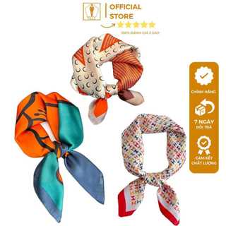Khăn lụa vuông choàng cổ size 70x70 cm - khăn lụa bandana