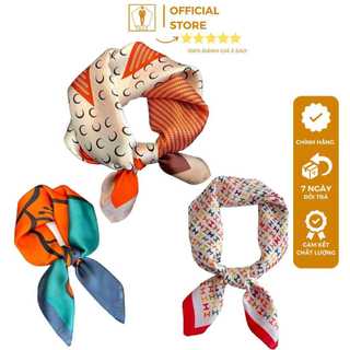 Khăn lụa vuông choàng cổ size 70x70 cm - khăn lụa bandana
