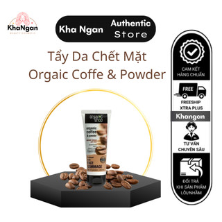 Tẩy da chết mặt Organic shop Organic coffee & powder