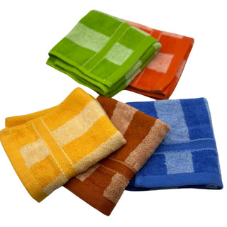 Khăn mặt kẻ sọc cotton tân thịnh, kt 30x50cm