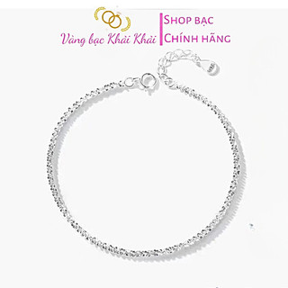Lắc tay xù bạc ta - Lắc tay kim sa bạc ta - Lắc tay nữ bạc ta - Vàng bạc Khải Khải