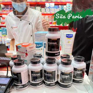 Viên uống bổ sung Canxi NHCO hữu cơ của pháp._Sữa Paris Aderma