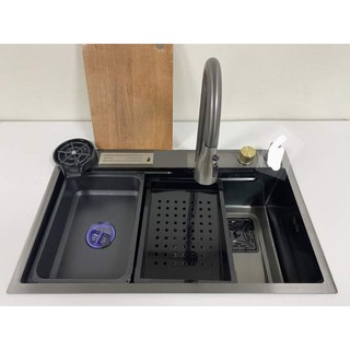 Chậu - Bồn rửa chén 1Hố ngăn lớn Thông minh vòi thác giá rẻ tại Tphcm