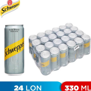 [ hỏa tốc] thùng 24 lon Soda thương hiệu Schweppes 320ml