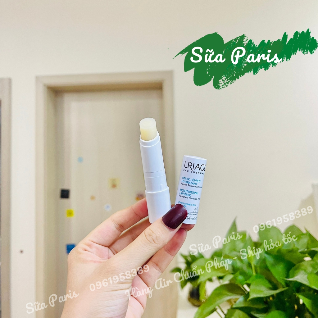 Son dưỡng môi Uriage Stick levres hydratant của Pháp dành cho môi khô, nứt nẻ hanh khô