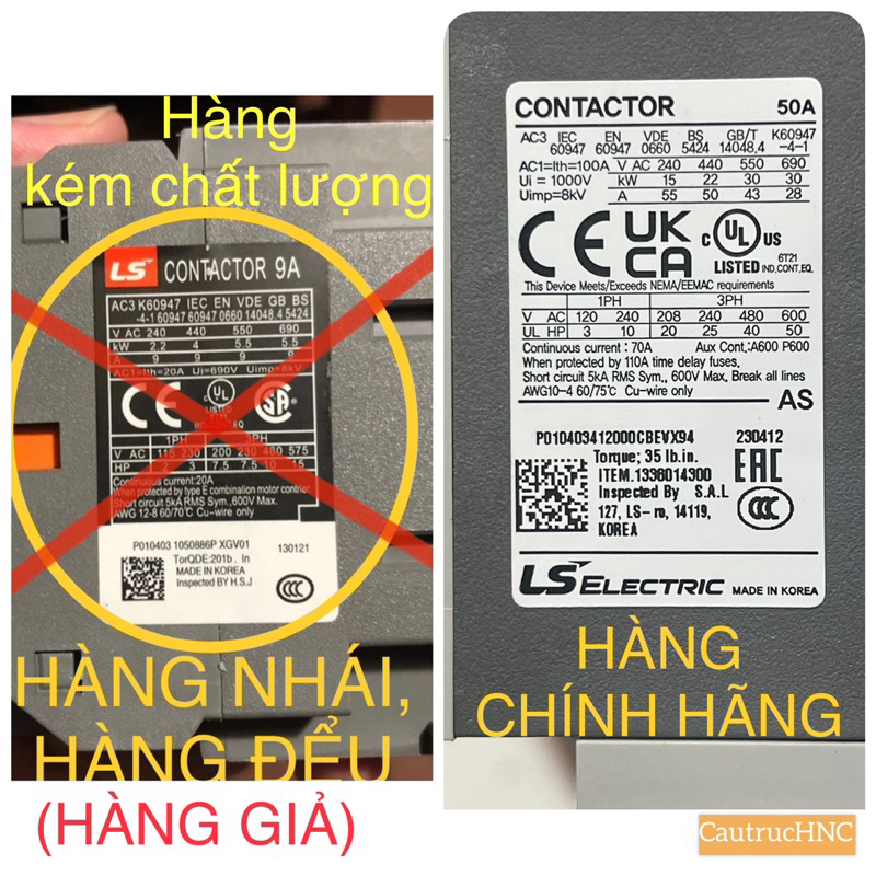 Khởi động từ LS 40A - 48V/ 110V