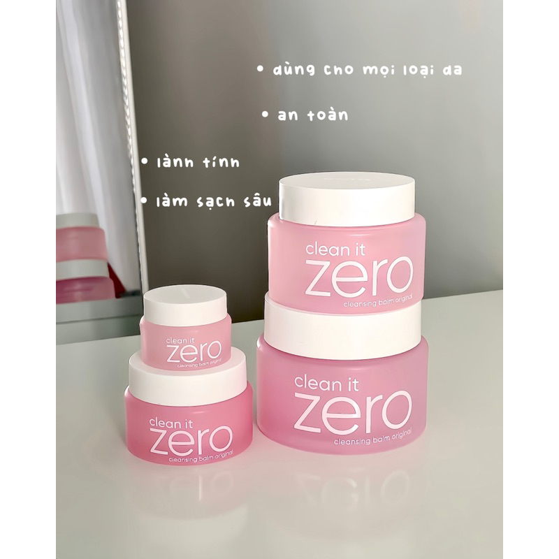 Sáp tẩy trang Clean It Zero Cleansing Balm 😍💯