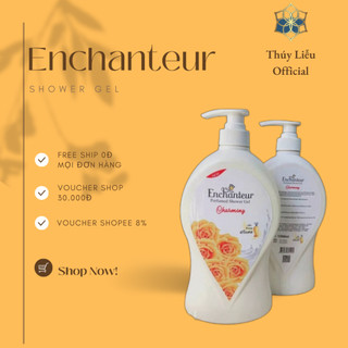 Sữa tắm nước hoa Enchanteur Thái Lan 1200ml, Sữa tắm trắng da Enchanteur cao cấp - giúp Trắng da tạo mùi hương quyến rũ