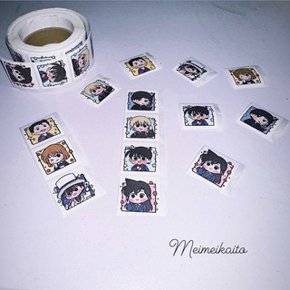 Sticker cuộn 500 miếng dán Conan siêu dễ thương