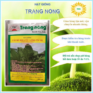 Hạt giống rau cải bó xôi chịu nhiệt Trang Nông gói 20gr