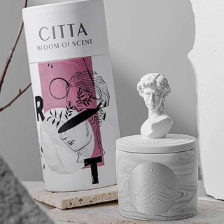 CITTA Nến Thơm Tượng David Hũ Thạch Cao - Nến Thơm Phong Cách Nghệ Thuật