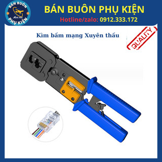 Kìm mạng xuyên thấu trợ lực loại tốt, kìm bấm dây mạng xuyên thấu chất lượng cao - kìm bấm hạt mạng rj 45 cao cấp