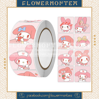 (My Melody) Set 90 Sticker Vuông - Sanrio Friends