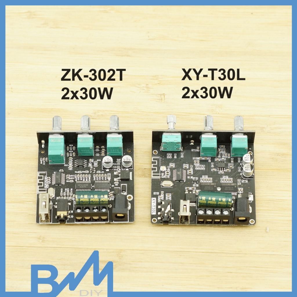 Mạch khuếch đại âm thanh bluetooth 5.0 2x30W XinYi XY-T30L - Wuzhi ZK-302T