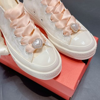 Giày Converse 1970s Wedding Brocade High top white ( Full box )