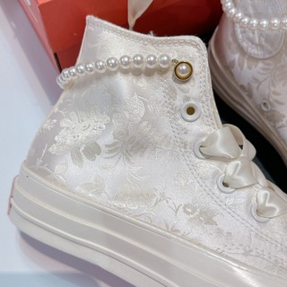 Giày Converse 1970s Wedding Brocade High top white ( Full box )