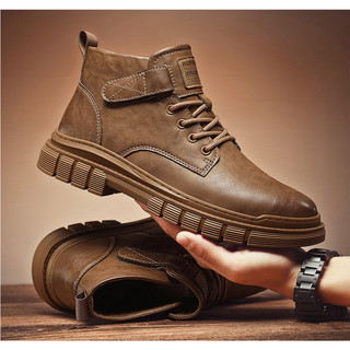 Giày Da Bò 100% Chelsea boot kiểu giày tây sang trọng cổ cao làm từ da bò nappa cao cấp đế độn bằng gỗ tăng chiều cao