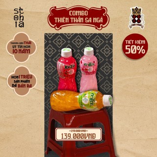 Combo 3 nước Kato trái cây đủ vị đồ ăn vặt nhập khẩu Thái Lan