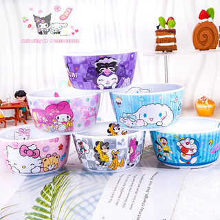 ☘️𝗡𝗘𝗪☘️ Chén bát nhựa melamine HelloKitty - Doremon Doraemon