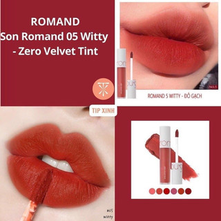 Son kem lì Romand (Rom&nd) Zero Velvet Tint