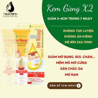 ( Hàng móp hộp giấy) Kem gừng giảm mỡ bụng 150gr