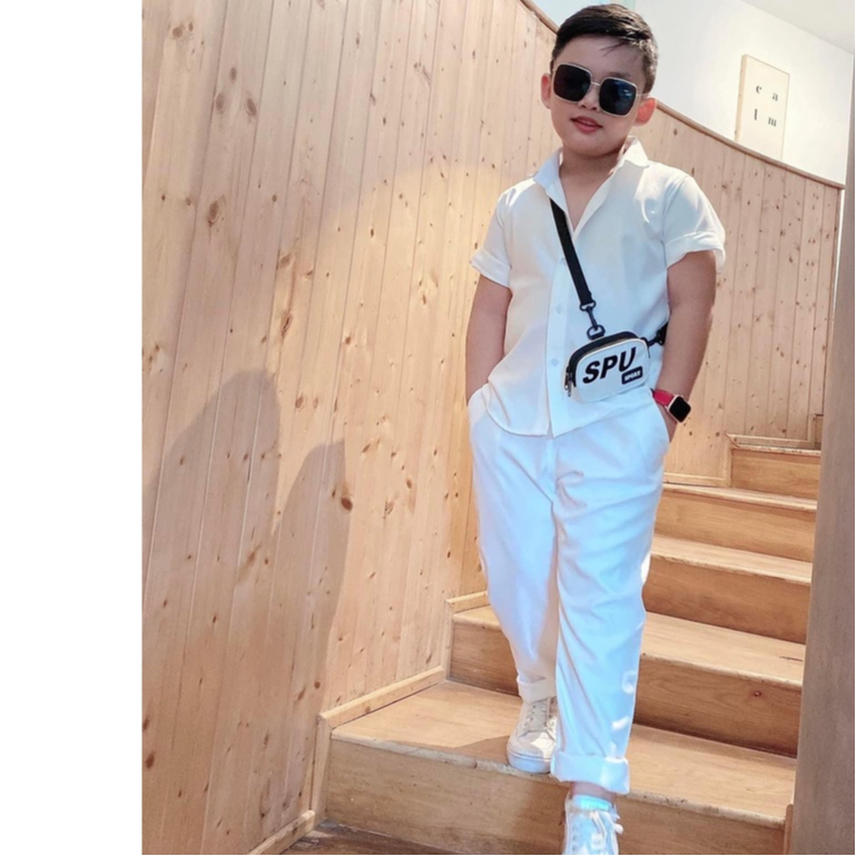 Quần tây dài áo trắng cạp lưng thun có đỉa quần mặc phối áo sơ mi áo phông áo dài cực phong cách size nhỏ size lớn