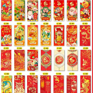 1 Bao Lì Xì Tết Giáp Thìn con Rồng chúc mừng năm mới Mọi Điều Như Ý 2024 chọn ngẫu nhiên