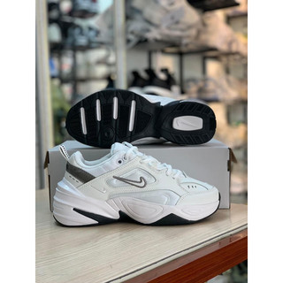 🔥Ảnh thật🔥 Giày sneaker m2k trắng gót đen