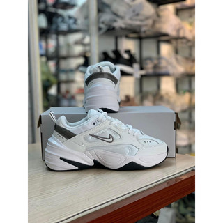 🔥Ảnh thật🔥 Giày sneaker m2k trắng gót đen