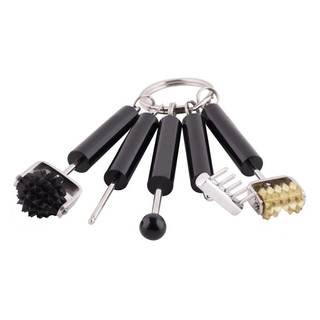 Dụng cụ diện chẩn mini massage đa năng bộ móc khóa 5 món