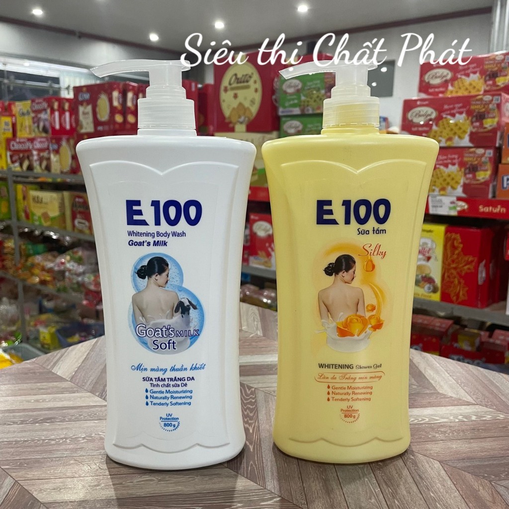 SỮA TẮM E100 SILKY 800ML