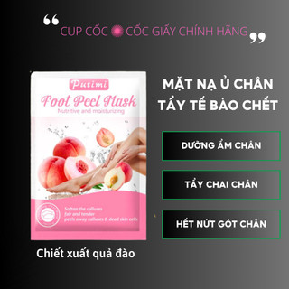 (4 mùi cam,olive,đào,lavender) Mặt Nạ Ủ Thay Da Chân tẩy lớp da chết chai sần nhanh chóng