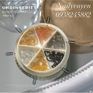Set dây xích trang trí móng