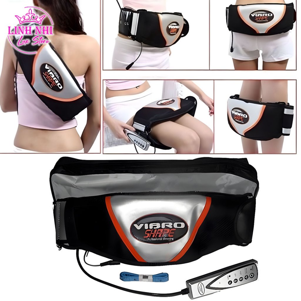 Đai Massage Giảm Mỡ Bụng - Máy Rung Giảm Mỡ Toàn Thân Hiệu Quả - Linh Nhi Lux Store