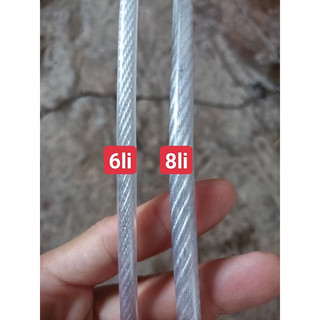 Dây cáp thép bọc nhựa 6mm, 8mm cáp lụa bọc nhựa