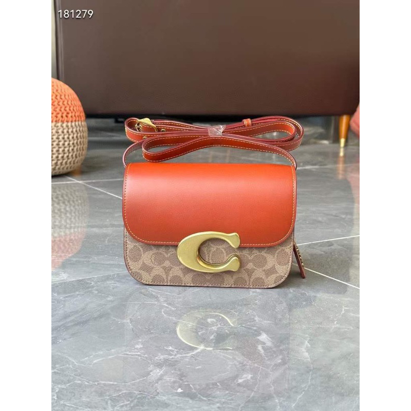 Túi coach idol phối hoạ tiết đeo chéo nữ